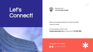 Red Orange And Purple Blue Sales Presentation - Pagina 5