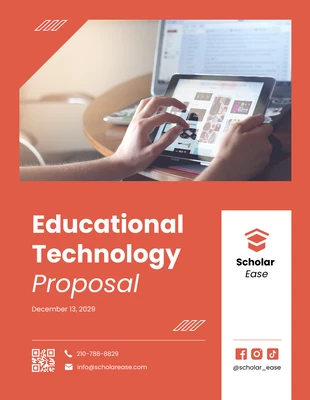 premium  Template: Proposition de technologie éducative