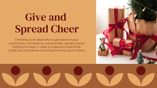 Red Maroon and Yellow Christmas Tradition Presentation - Seite 5