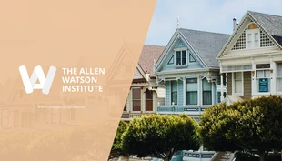 Free  Template: Soft Brown Real Estate Visitenkarte