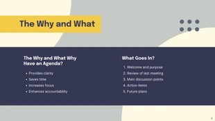 Simple Deep Blue and Yellow Agenda Presentation - Página 2