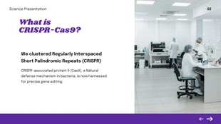 Simple Royal Purple Science Presentation - Página 2
