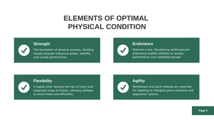 Green And White Minimalist Sports Presentation - Página 3