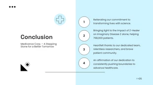 Easy Blue Simple Medical Presentation - Página 5