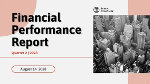 premium  Template: Presentación Finanzas Rojas Profesionales