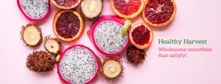 premium  Template: Banner promozionale Facebook colorato per rivenditori di prodotti alimentari