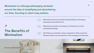 Purple Green Minimalist Cool Presentation - Seite 2