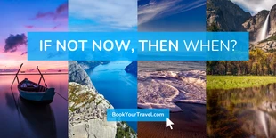 premium  Template: Reisetourismus Twitter-Post