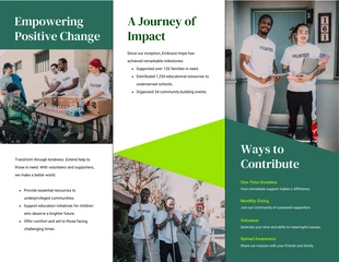 White Green Charity Brochure - Seite 2