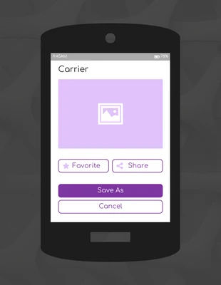 premium  Template: Dark Mobile App Wireframe
