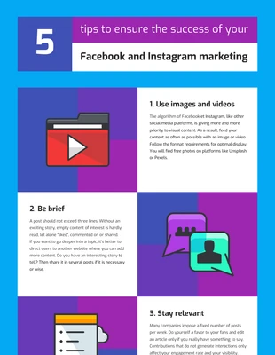 Free  Template: Consejos para garantizar el éxito de la lista de marketing