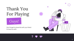 Purple Flat Illustration Which One Of Us Game Presentation - Página 5