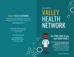 Free accessible Template: Brochure d'information de Teal Medical