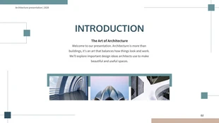 White Pastel Green Minimalist Geometric Architecture Presentation - Página 2