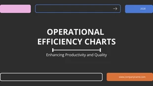 Free  Template: Presentación de gráficos visuales oscuros y coloridos