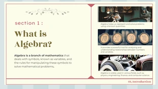 VIntage Algebra Math Presentation - Pagina 2