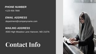 Black And White Modern Simple Workship Service Church Presentation - page 5