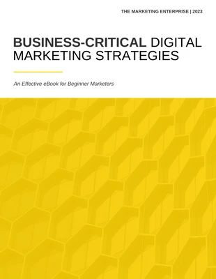 business  Template: Simple Yellow Marketing eBook