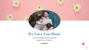 Soft Pastel Pink Blue Mother's Day Presentation - Seite 5