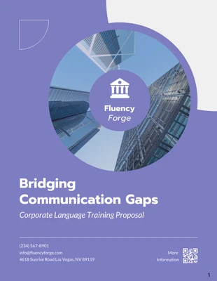 business  Template: Propositions de formations linguistiques