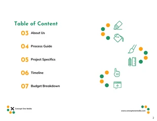 Green and Organge Marketing Proposal Template - صفحة 2