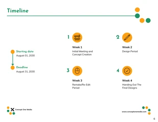 Green and Organge Marketing Proposal Template - صفحة 6