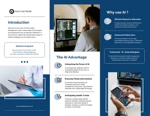 AI in Public Health Management C Fold Brochure - Pagina 2