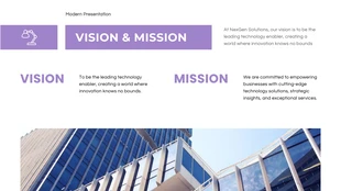 Minimalist Purple Modern Presentation - Pagina 3