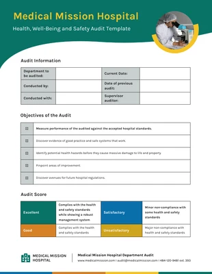 business  Template: Rapport d'audit