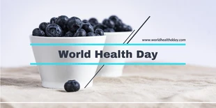 Free  Template: Messaggio Twitter sulla Giornata Mondiale della Salute per la Nutrizione