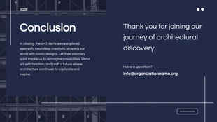 Navy Teal Minimalist Modern Architect Presentation - Pagina 5