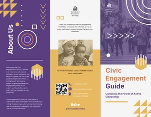 business  Template: Leitfaden zum bürgerschaftlichen Engagement – Broschüre