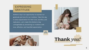 Simple Beige Mother's Day Presentation - Página 5