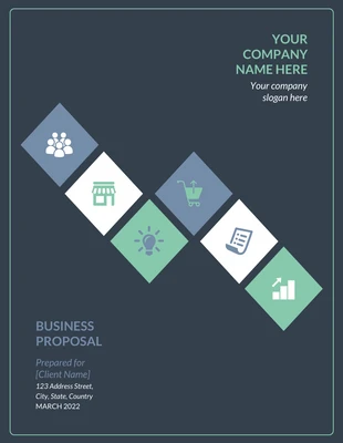 premium  Template: Esquema de la propuesta de negocio