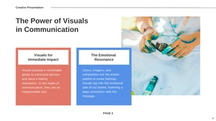 Red And Blue Minimalist Creative Presentation - page 3