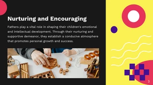 Yellow Colorful Maximalism Aesthetic father's day presentation - Página 3