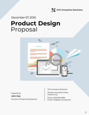 premium  Template: اقتراح تصميم المنتج