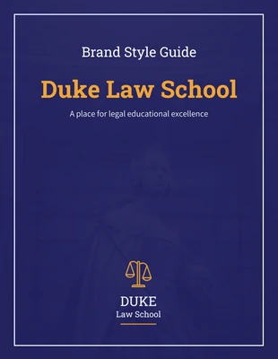 Free  Template: Libro electrónico Guía de marca legal