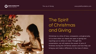 Red Green Yellow Simple Christmas Presentation - page 2