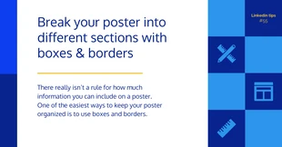 business  Template: Poste LinkedIn di Blue Squares