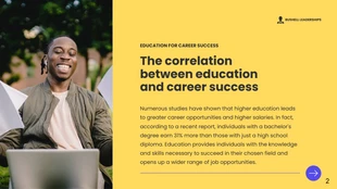 Colorful Minimalist Education Presentation - page 2