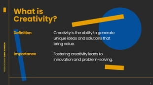 Dark Orange and Blue Creative Presentation - Seite 2