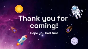 Black And Navy Playful Illustration Astronomy Celebrate Birthday Presentation - Seite 5