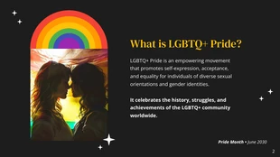 Black And Colorful Rainbow LGBT Pride Presentation - Página 2