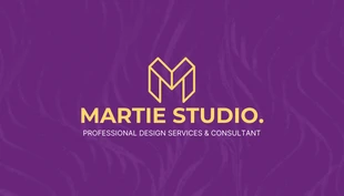 Free  Template: Tarjeta De Visita Diseño gráfico de textura moderna de color púrpura oscuro