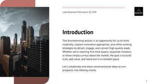 Brown And Beige Vintage Minimalist Business Real Estate Brainstorm Presentation - Pagina 2