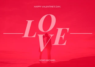 premium  Template: Carta di San Valentino