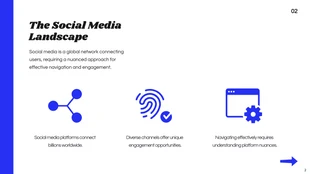 Royal Blue Clean Minimalist Social Media Presentation - Página 2