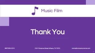 Modern Clean Minimalist White and Purple Music Presentation - Pagina 5