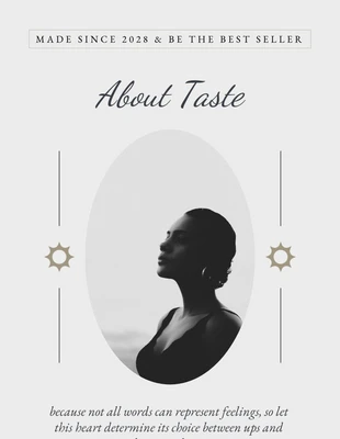 premium  Template: Capa de livro de poesia estética minimalista bege
